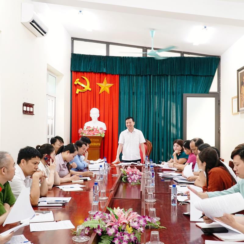 Xã Bình An tổ chức Hội nghị thống nhất phương án bồi thường, hỗ trợ, tái định cư.