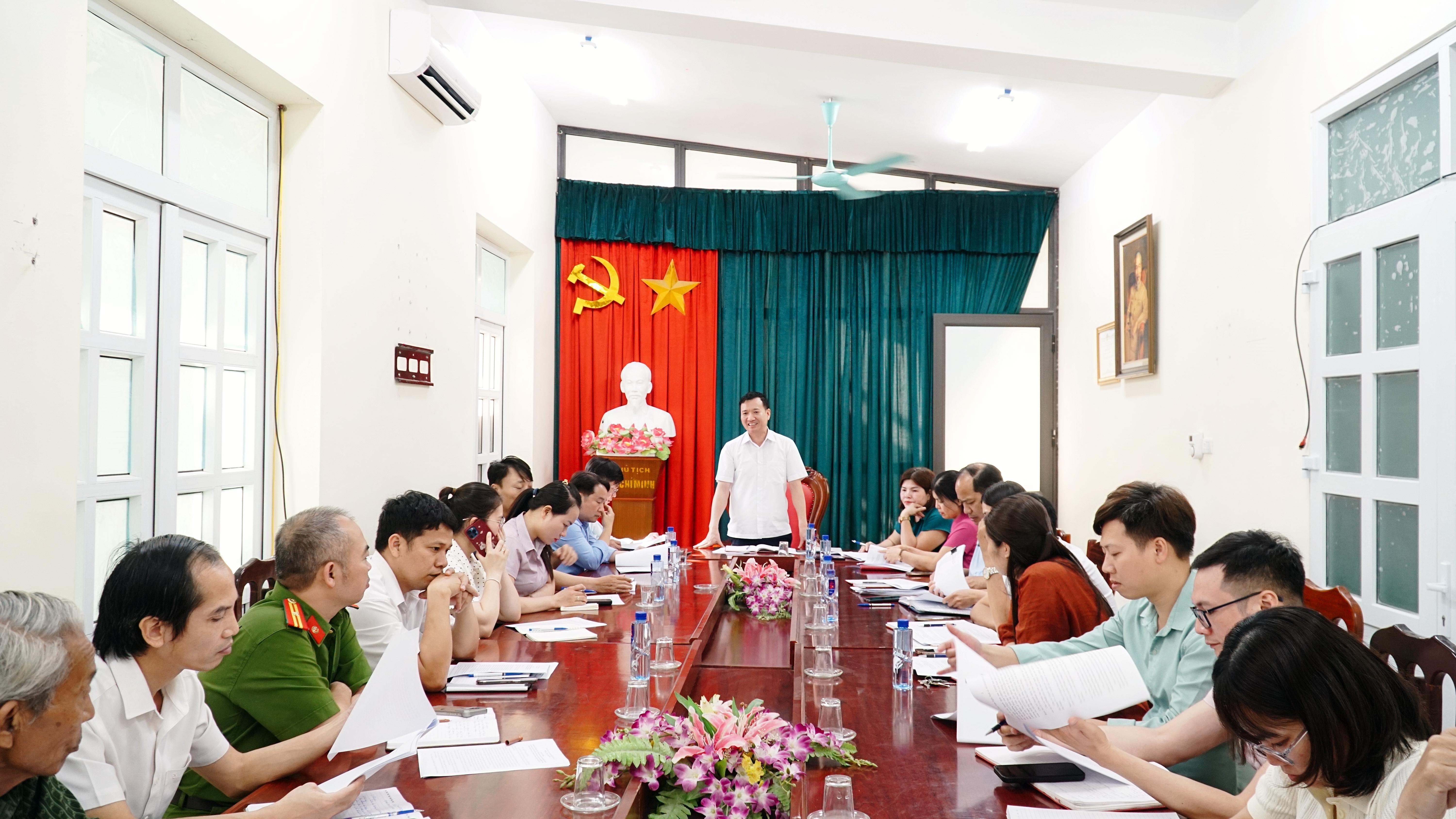 Xã Bình An tổ chức Hội nghị thống nhất phương án bồi thường, hỗ trợ, tái định cư.