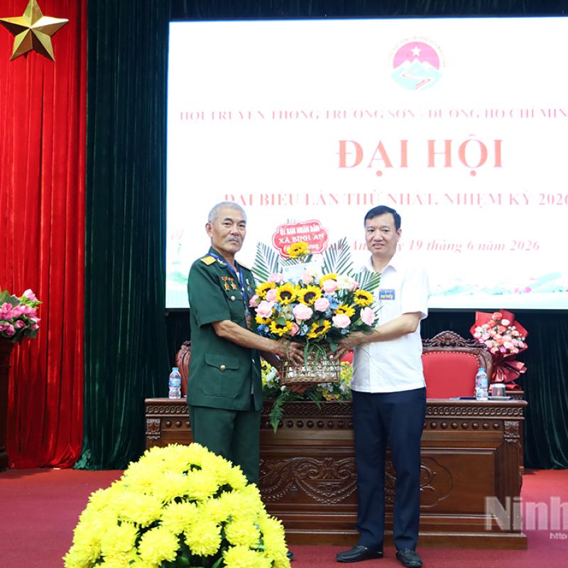 Đại hội Hội Truyền thống Trường Sơn-Đường Hồ Chí Minh xã Bình An lần thứ I