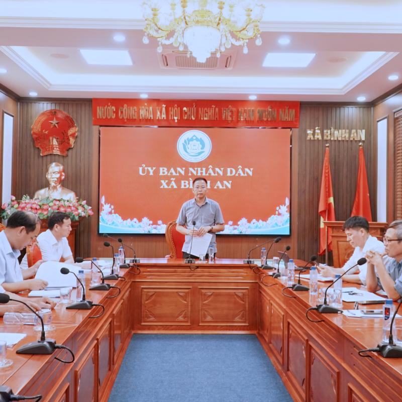 UBND xã Bình An tổ chức Hội nghị triển khai kế hoạch sản xuất vụ mùa, vụ đông năm 2026