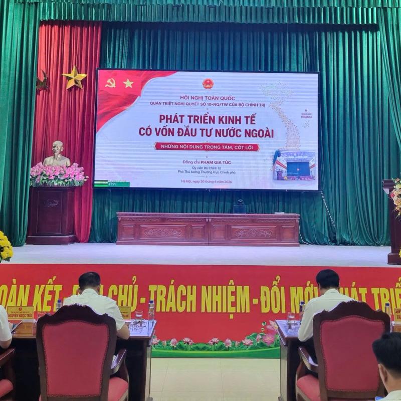 Xã Bình An tham dự Hội nghị trực tuyến nghiên cứu, học tập, quán triệt và triển khai thực hiện Nghị quyết số 10-NQ/TW, ngày 08/6/2026 của Bộ Chính trị về phát triển kinh tế có vốn Bắn Cá Dubai palace nước ngoài