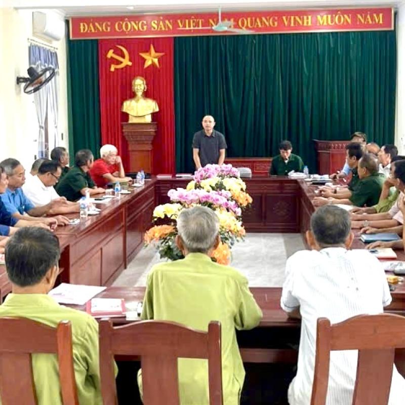 Hội Cựu chiến binh xã Bình An nâng cao hiệu quả công tác kiểm tra, giám sát