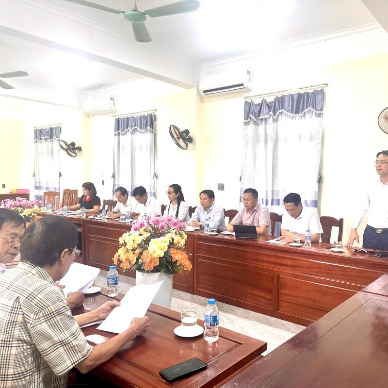 ĐẢNG ỦY XÃ BÌNH AN TỔ CHỨC HỘI NGHỊ XIN Ý KIẾN VỀ ĐỀ ÁN SẮP XẾP, TỔ CHỨC LẠI VÀ ĐỔI TÊN THÔN TRÊN ĐỊA BÀN XÃ