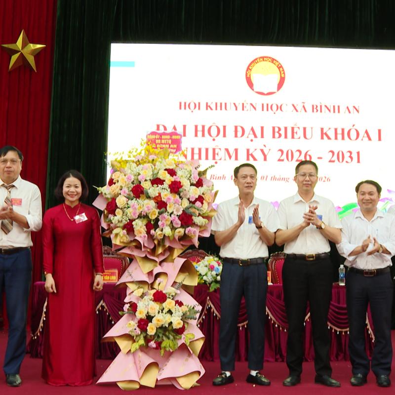 Hội Khuyến học xã Bình An tổ chức Đại hội đại biểu khóa I nhiệm kỳ 2026 – 2031.