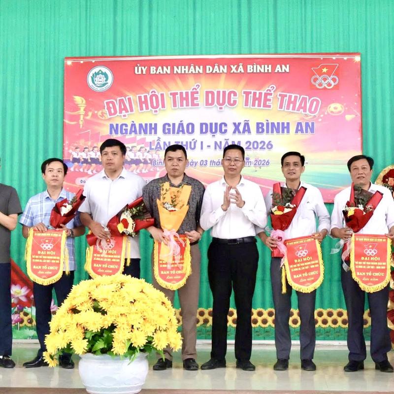 Đại hội TDTT ngành Giáo dục xã Bình An lần thứ I năm 2026.