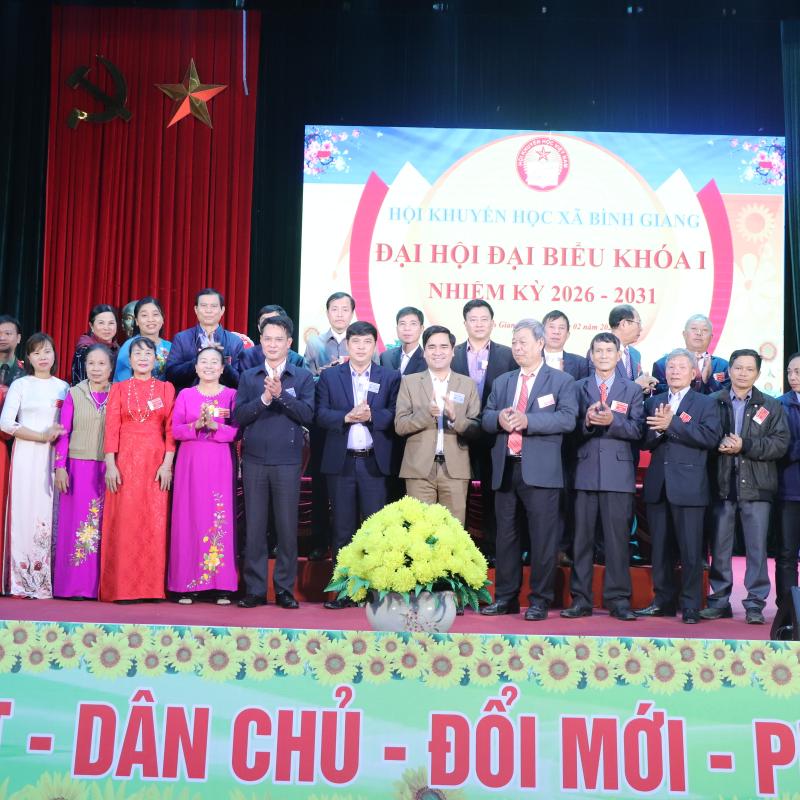 Hội Khuyến học xã Đại hội đại biểu khóa I, nhiệm kỳ 2026-2031