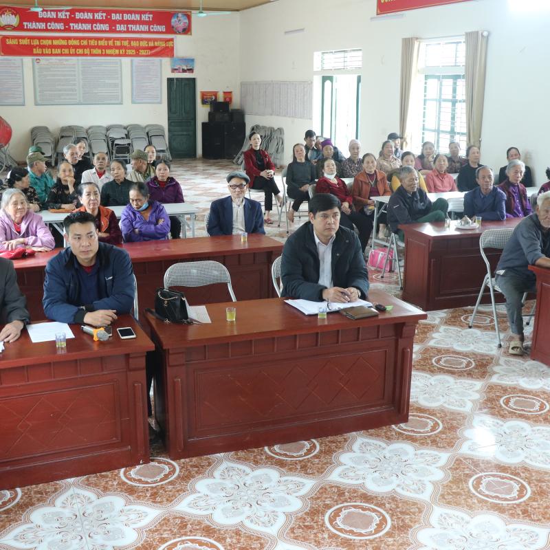 Hội nghị lấy ý kiến nhận xét và tín nhiệm của cử tri nơi cư trú đối với người ứng cử đại biểu Quốc hội khóa XVI và đại biểu HĐND các cấp nhiệm kỳ 2026 – 2031
