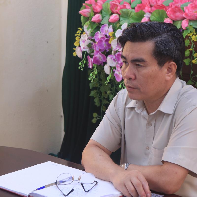 Lãnh đạo UBND xã Bình Giang làm việc với Phòng Văn hóa – Xã hội về kết quả công tác và phương hướng nhiệm vụ trọng tâm
