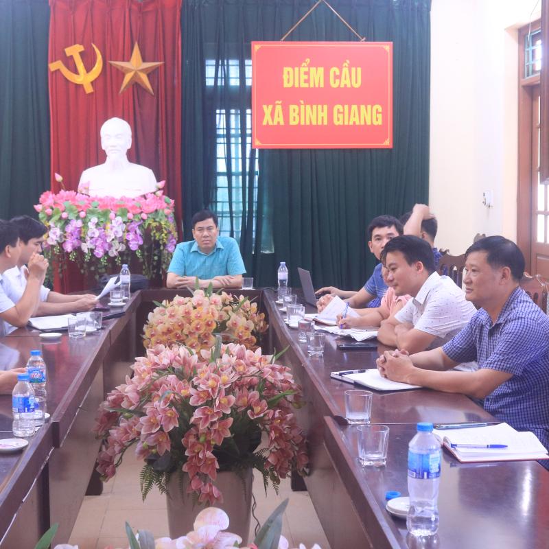 Xã Bình Giang tham gia Hội nghị trực tuyến báo cáo viên Trung ương tháng 6/2026