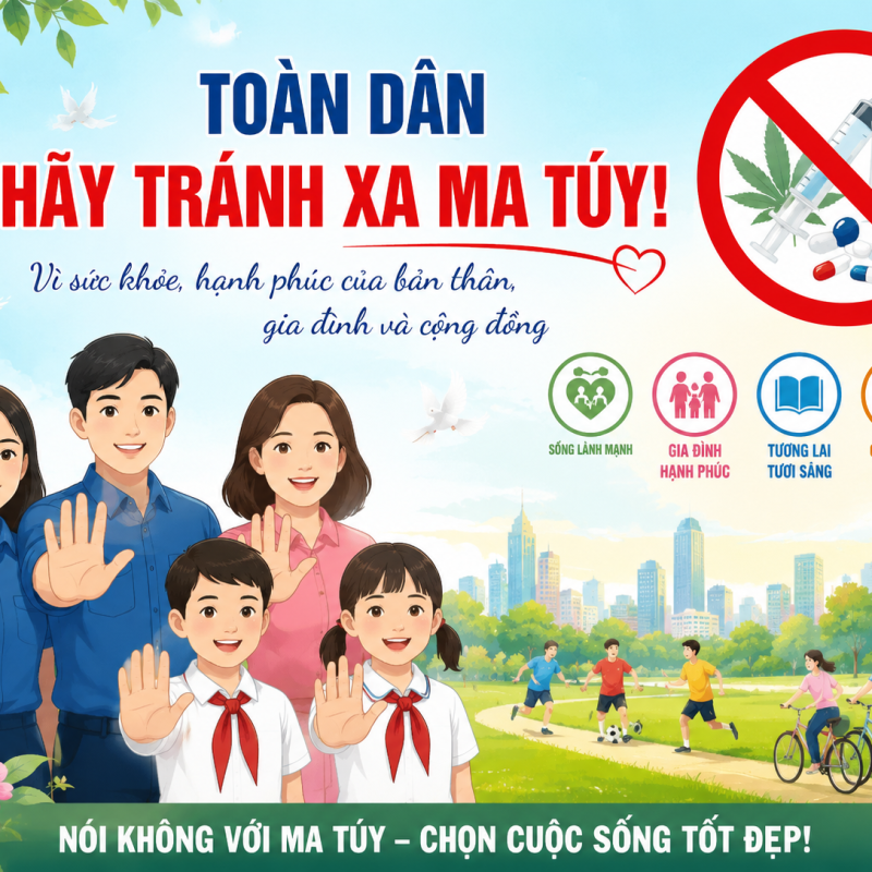 Bài tuyên truyền về phòng chống ma túy năm 2026