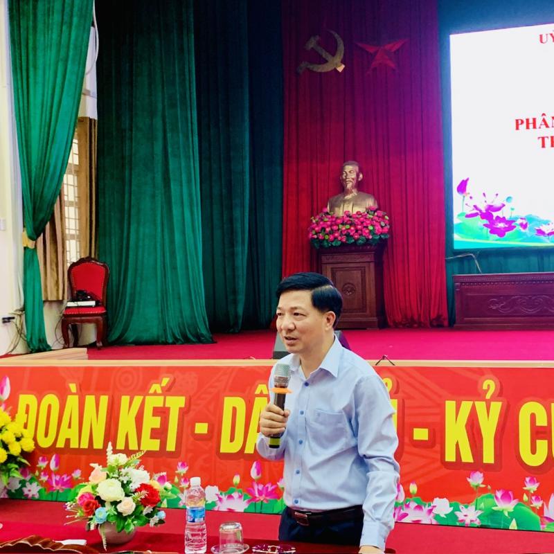 UBND xã Bình Lục tổ chức hội nghị phân bổ khối lượng rác thải trên địa bàn