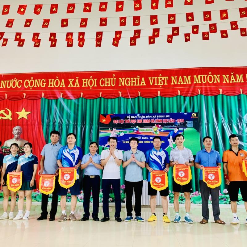 Xã Bình Lục khai mạc giải Pickleball – Đại hội TDTT xã lần thứ I, năm 2026
