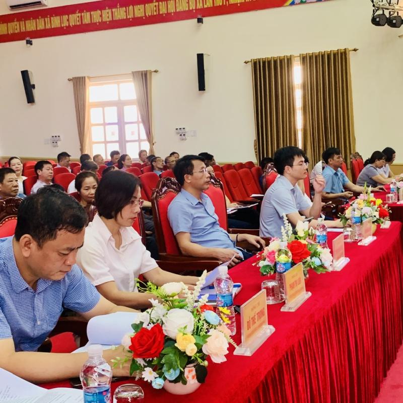 Xã Bình Lục tham dự hội nghị sơ kết 1 năm vận hành bộ máy của hệ thống chính trị và mô hình chính quyền địa phương 2 cấp