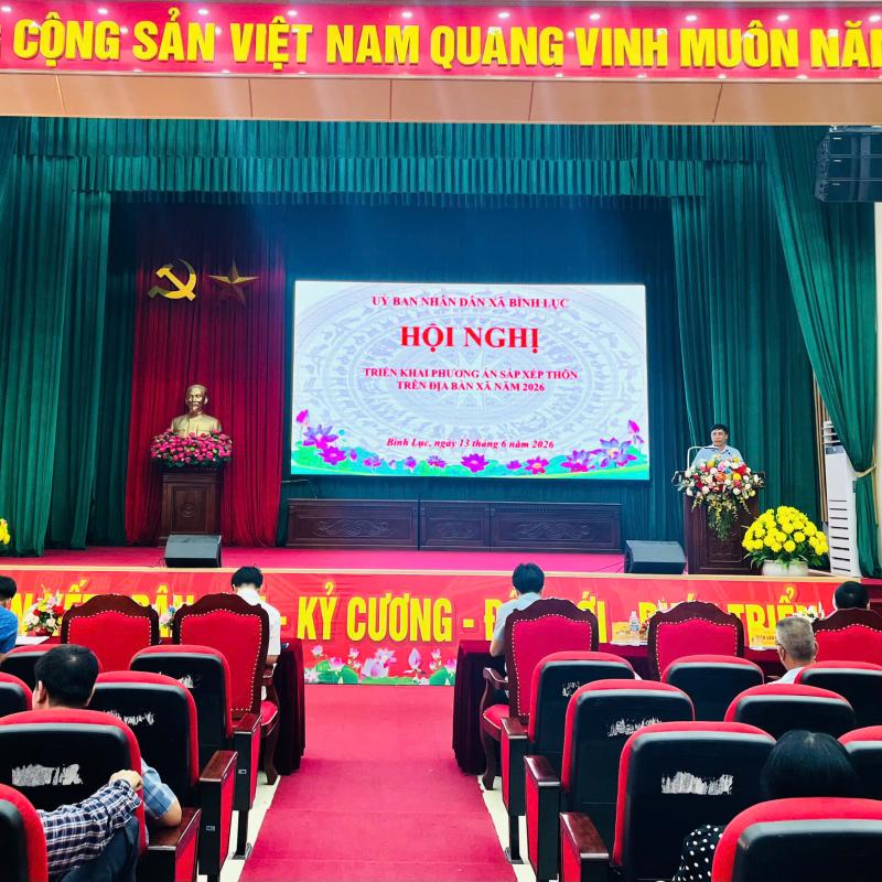Xã Bình Lục triển khai, tuyên truyền phổ biến giáo dục pháp luật, hoà giải ở cơ sở, trợ giúp pháp lý; một số quy định về chứng thực