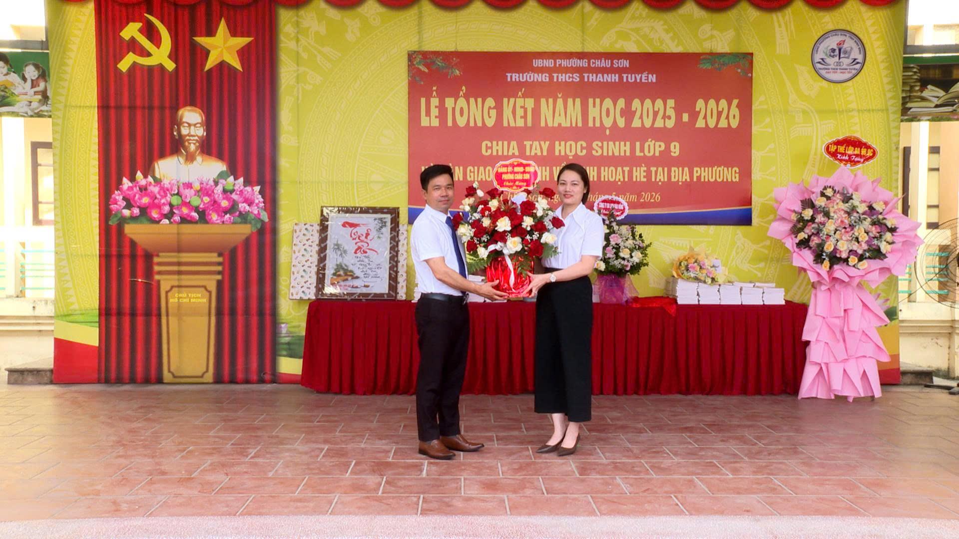 Trường THCS Thanh Tuyền tổ chức Lễ tổng kết năm học 2025-2026