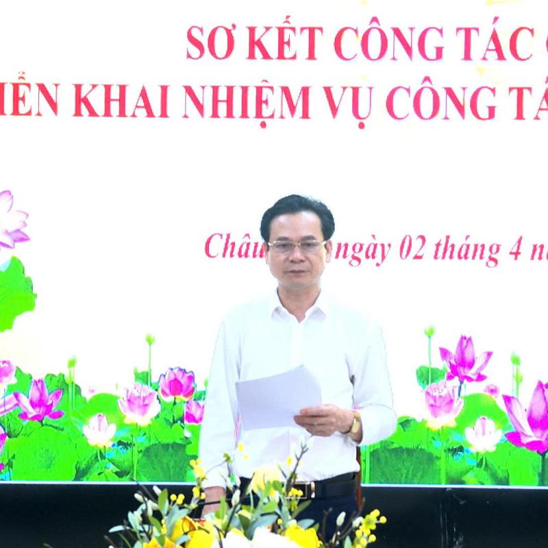 Ban Chỉ đạo phát triển khoa học, công nghệ, đổi mới sáng tạo và chuyển đổi số phường Châu Sơn tổ chức Hội nghị sơ kết công tác quý I, triển khai nhiệm vụ trọng tâm quý II năm 2026.