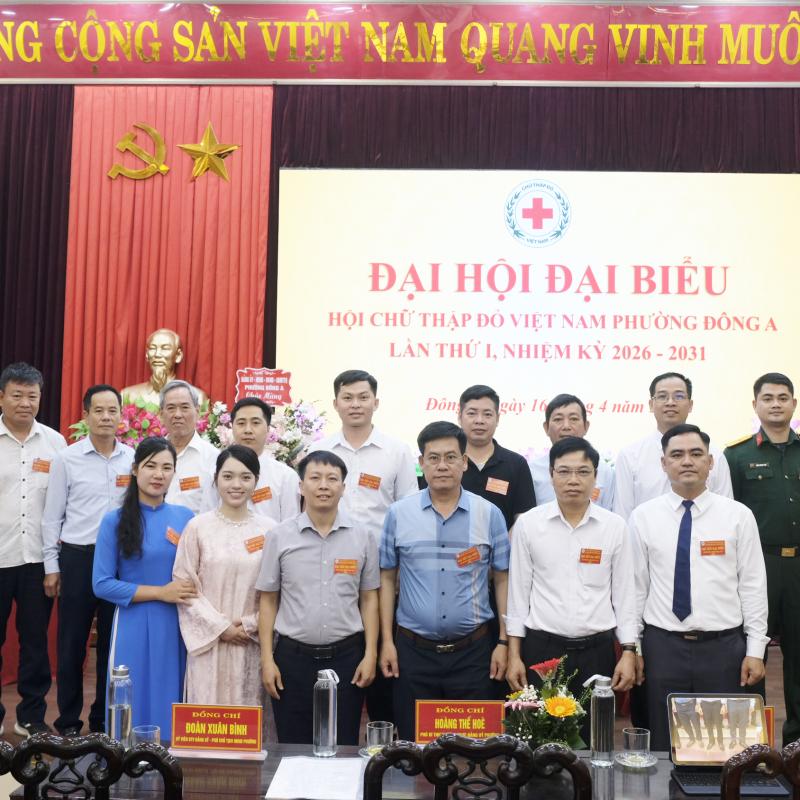 Đại hội đại biểu Hội Chữ thập đỏ phường Đông A lần thứ I, nhiệm kỳ 2026 – 2031 thành công tốt đẹp