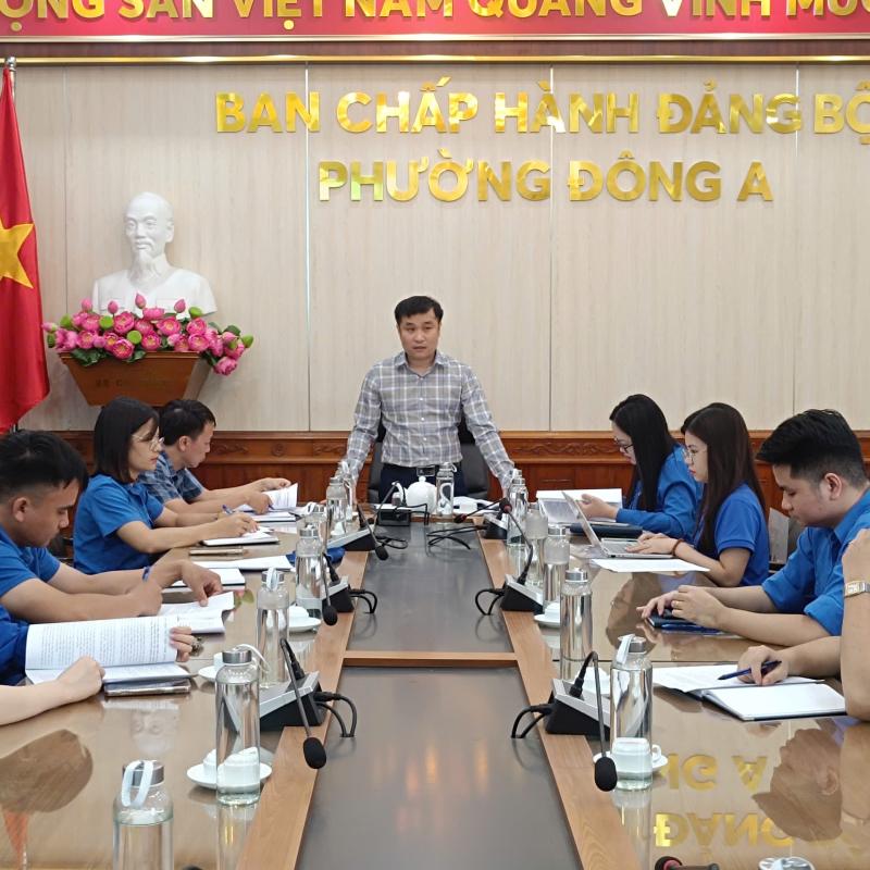 ĐOÀN PHƯỜNG ĐÔNG A KIỂM TRA CHUYÊN ĐỀ VỀ CÔNG TÁC PHÁT TRIỂN TỔ CHỨC ĐOÀN, HỘI TRONG DOANH NGHIỆP NGOÀI NHÀ NƯỚC