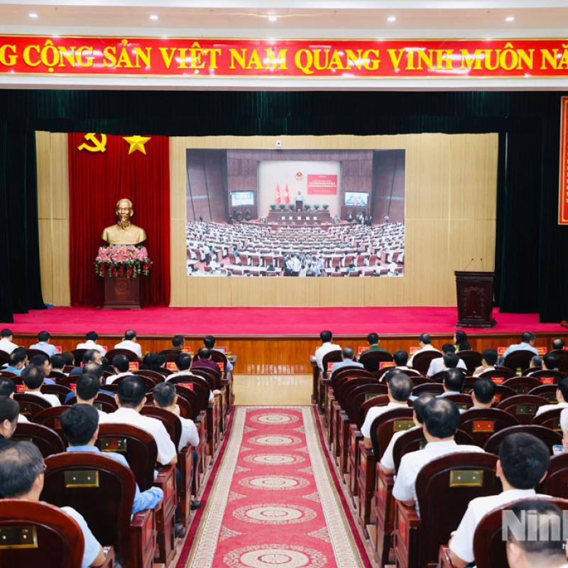 Hội nghị sơ kết 1 năm vận hành mô hình tổ chức tổng thể của hệ thống chính trị và mô hình chính quyền 3 cấp