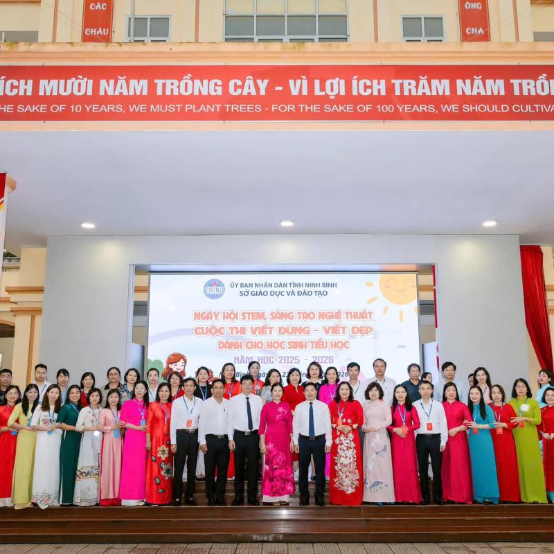 TRƯỜNG TIỂU HỌC TRẦN NHÂN TÔNG: NGÀY HỘI STEM, SÁNG TẠO NGHỆ THUẬT, CUỘC THI VIẾT ĐÚNG – VIẾT ĐẸP CẤP TỈNH