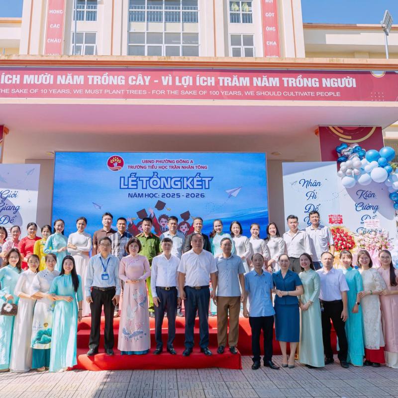 Trường Tiểu học Trần Nhân Tông tổng kết năm học 2025–2026