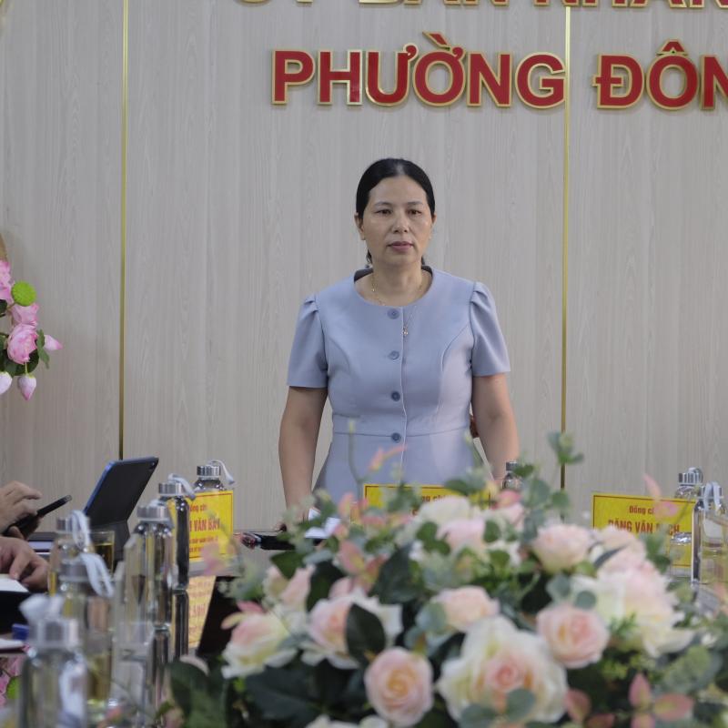 UBND phường Đông A đánh giá kết quả thực hiện nhiệm vụ tháng 6, triển khai nhiệm vụ trọng tâm tháng 7 năm 2026