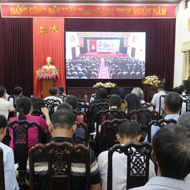 Phường Đông A tham dự hội nghị trực tuyến sơ kết 01 năm vận hành bộ máy hệ thống chính trị và chính quyền địa phương hai cấp