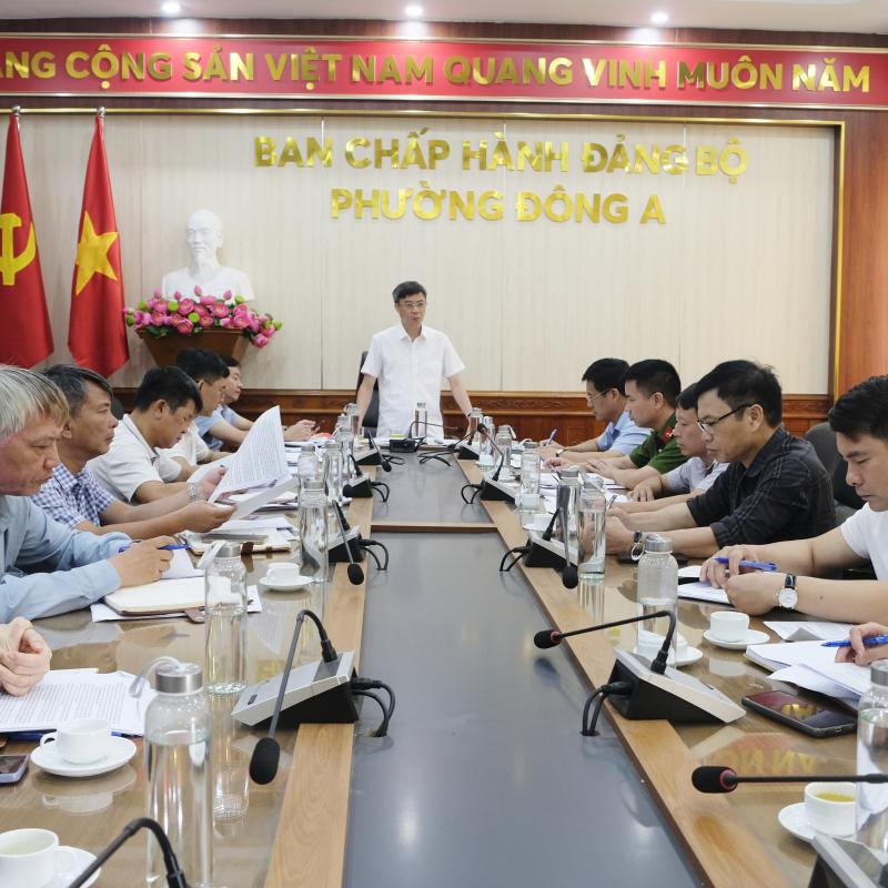 Phường Đông A quyết tâm thực hiện thắng lợi các mục tiêu, nhiệm vụ 6 tháng cuối năm 2026