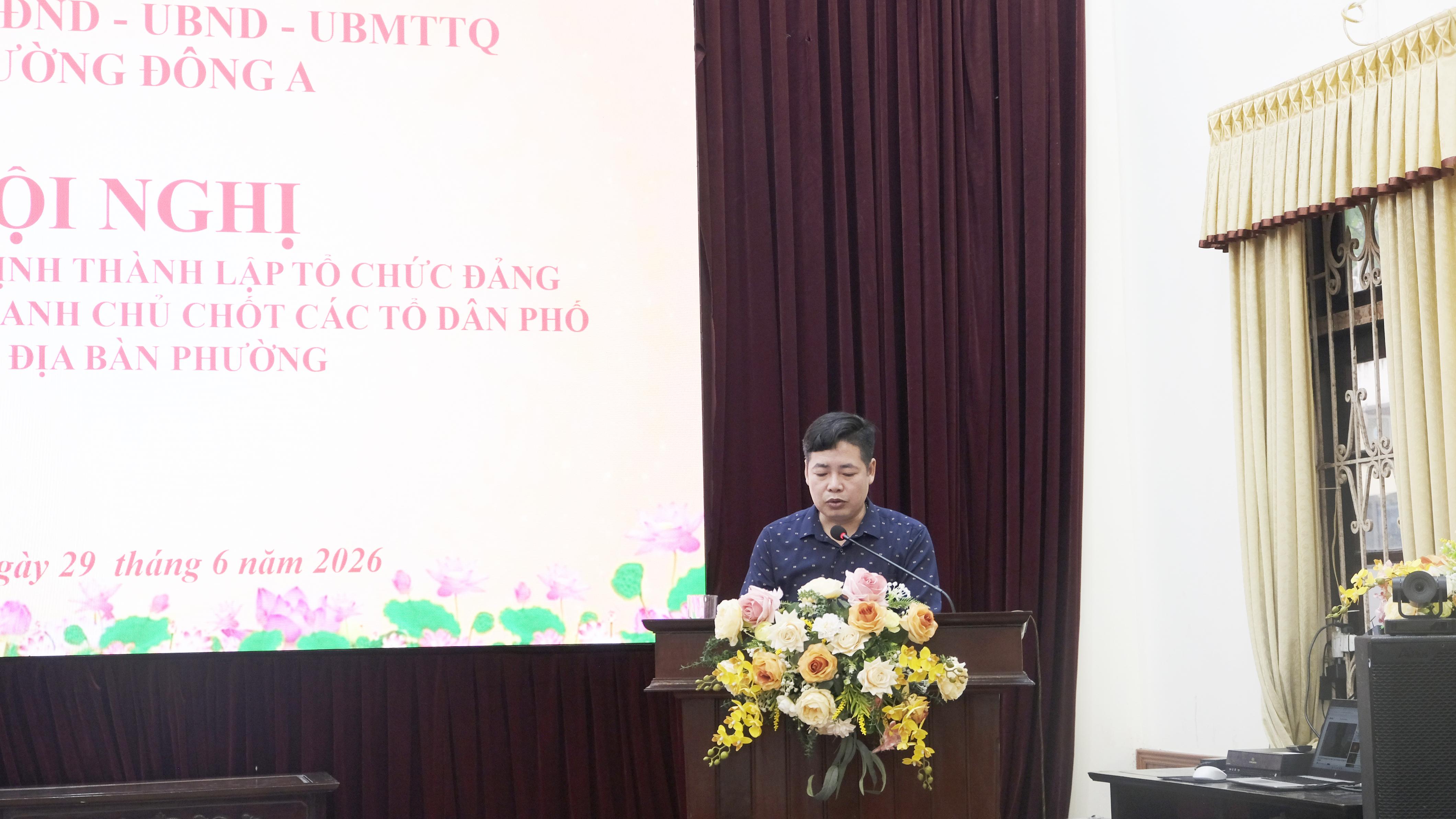 Đồng chí Trần Ngọc Hiệp - Bí thư chi bộ Mỹ Hà