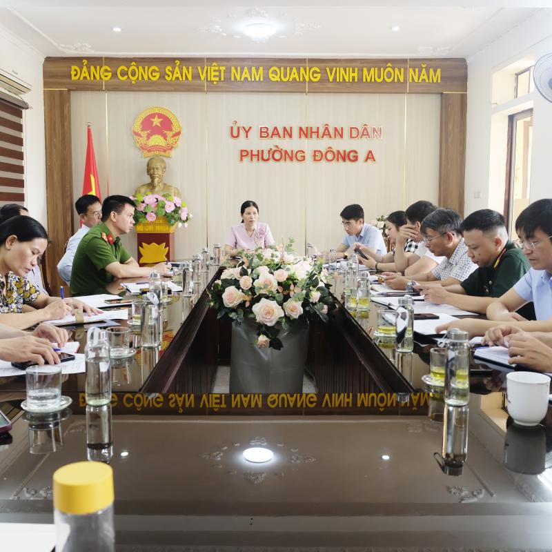 UBND phường Đông A tổ chức Hội nghị đánh giá kết quả thực hiện nhiệm vụ phát triển kinh tế- xã hội, quốc phòng – an ninh tháng 4, triển khai nhiệm vụ trọng tâm tháng 5 năm 2026