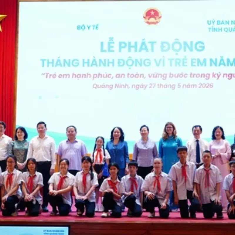 Phát động Tháng hành động vì trẻ em năm 2026: Chung tay xây dựng môi trường số an toàn cho trẻ