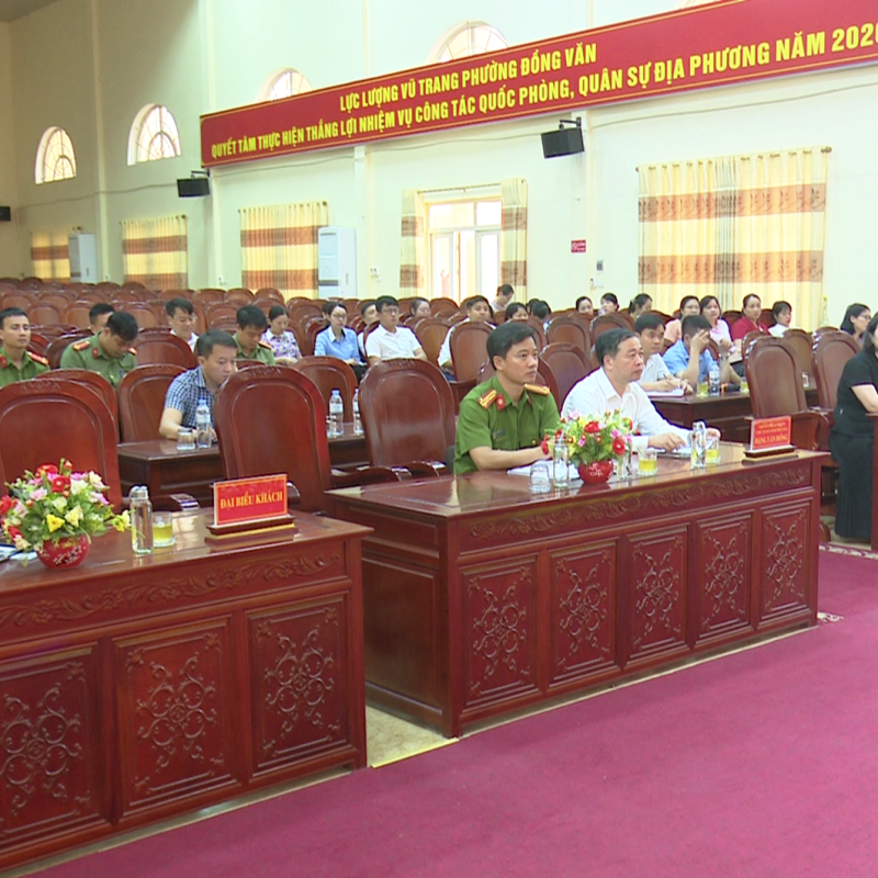 UBND phường Đồng Văn tập huấn các quy định mới về bảo vệ bí mật Nhà nước
