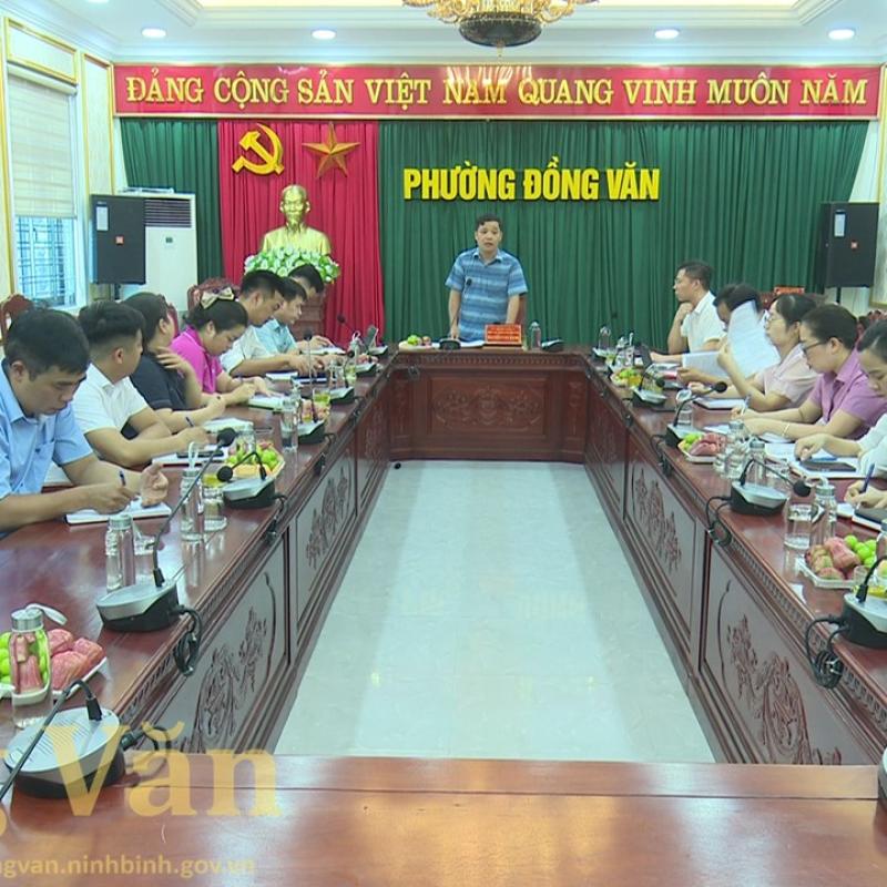 Chi bộ Văn phòng HĐND&UBND phường Đồng Văn sơ kết công tác 6 tháng đầu năm, triển khai nhiệm vụ 6 tháng cuối năm 2026