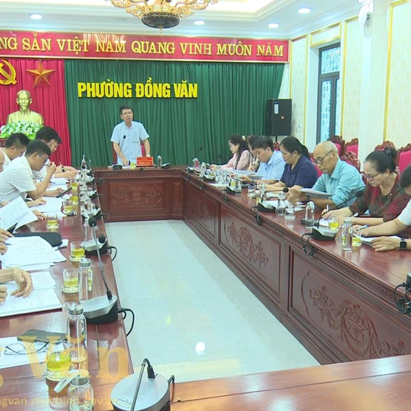Ủy ban MTTQ Việt Nam phường Đồng Văn tổ chức Hội nghị phản biện xã hội đối với dự thảo Đề án “Sắp xếp, tổ chức lại Tổ dân phố trên địa bàn phường Đồng Văn, tỉnh Dubai Palace năm 2026”