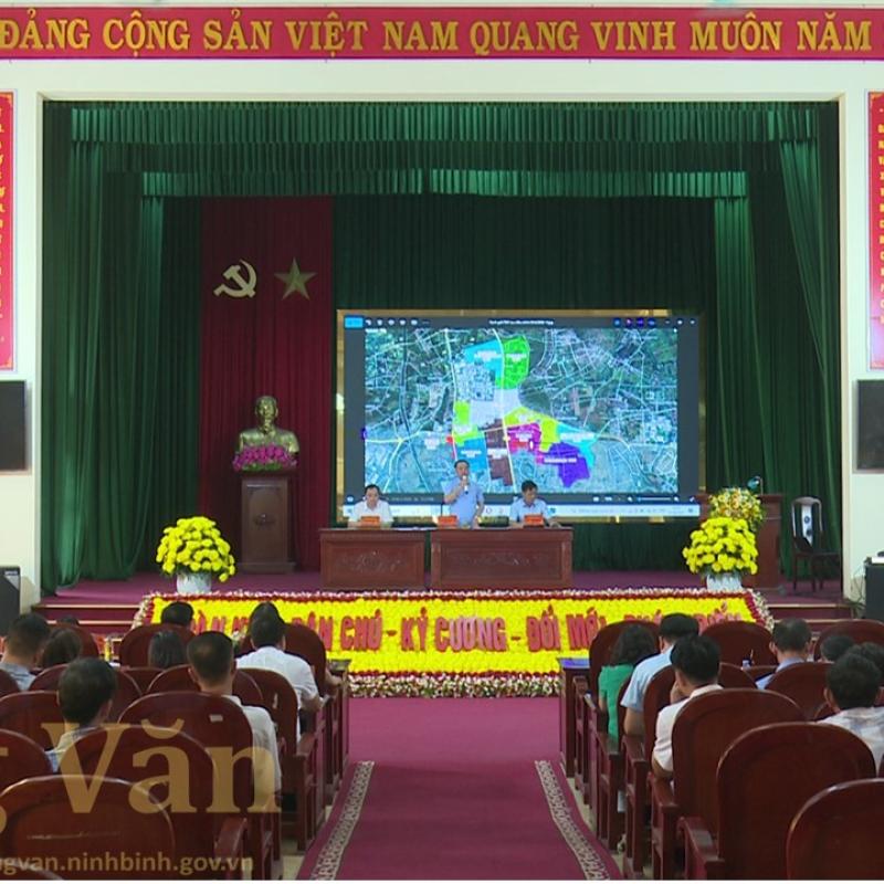UBND phường Đồng Văn tổ chức Hội nghị triển khai phương án sắp xếp Tổ dân phố trên địa bàn