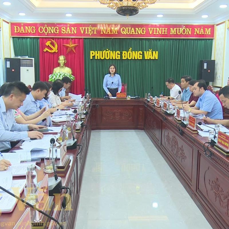 BCH Đảng bộ phường Đồng Văn tổ chức Hội nghị thảo luận, cho ý kiến vào dự kiến nội dung, chương trình Kỳ họp thứ Hai (Kỳ họp chuyên đề) HĐND phường khóa X, nhiệm kỳ 2026 - 2031 và một số nội dung thuộc thầm quyền