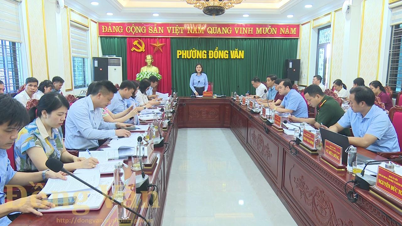 BCH Đảng bộ phường Đồng Văn tổ chức Hội nghị thảo luận, cho ý kiến vào dự kiến nội dung, chương trình Kỳ họp thứ Hai (Kỳ họp chuyên đề) HĐND phường khóa X, nhiệm kỳ 2026 - 2031 và một số nội dung thuộc thầm quyền