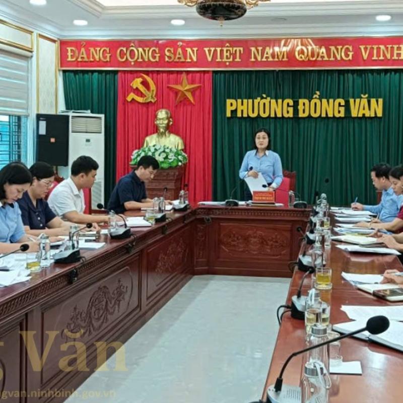 Thường trực HĐND phường Đồng Văn tổ chức Hội nghị liên tịch thống nhất nội dung, chương trình chuẩn bị cho Kỳ họp thứ Hai (Kỳ họp chuyên đề) HĐND phường khóa X, nhiệm kỳ 2026 – 2031