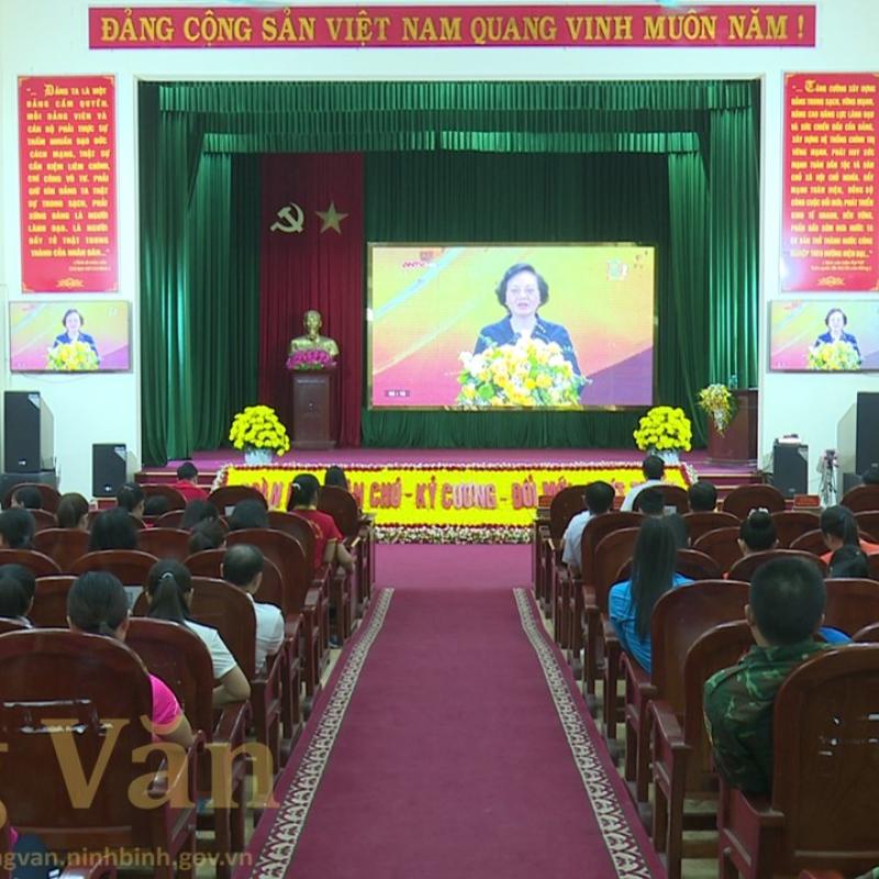 Phường Đồng Văn tham gia Lễ mít tinh trực tuyến toàn quốc và chạy phong trào hưởng ứng Tháng hành động phòng, chống ma túy năm 2026