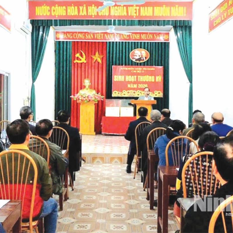 Nâng cao chất lượng sinh hoạt chi bộ trong tình hình mới