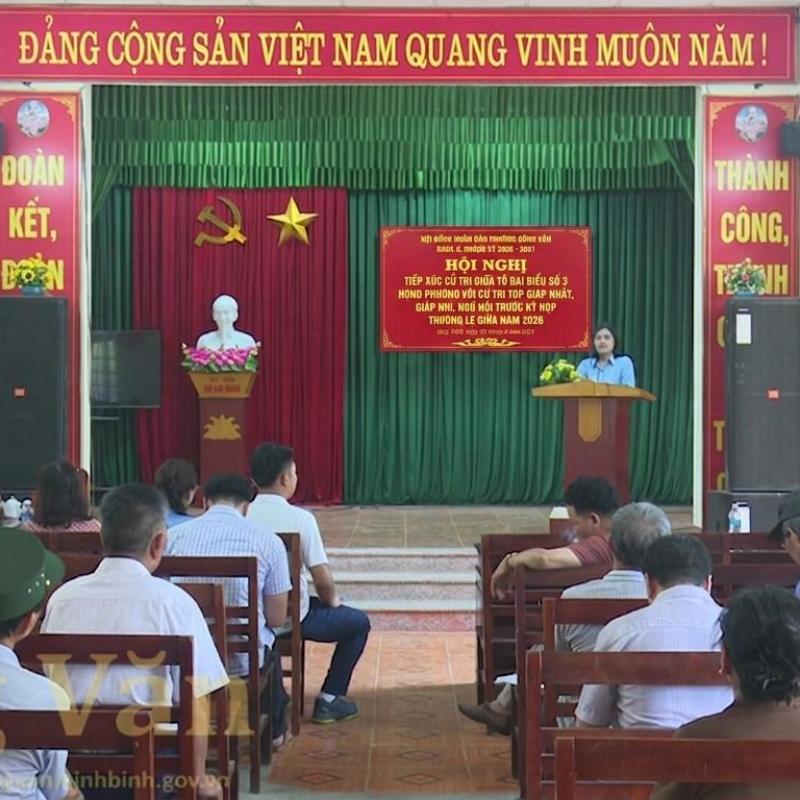 Các tổ đại biểu HĐND phường Đồng Văn tổ chức tiếp xúc cử tri trước Kỳ họp thường lệ giữa năm 2026 HĐND phường