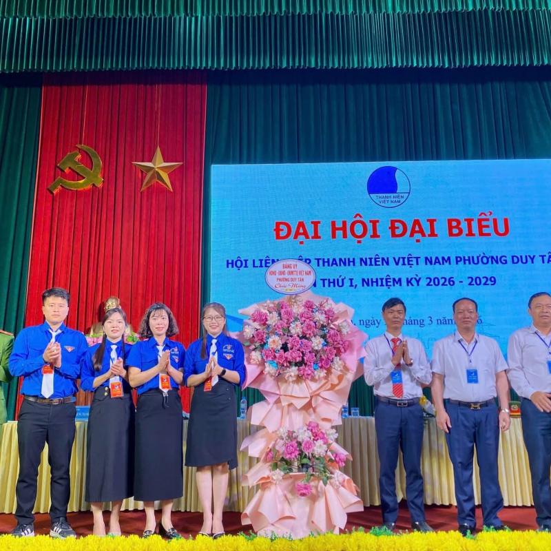 ĐẠI HỘI ĐẠI BIỂU HỘI LIÊN HIỆP THANH NIÊN VIỆT NAM PHƯỜNG DUY TÂN LẦN THỨ I, NHIỆM KỲ 2026 - 2029