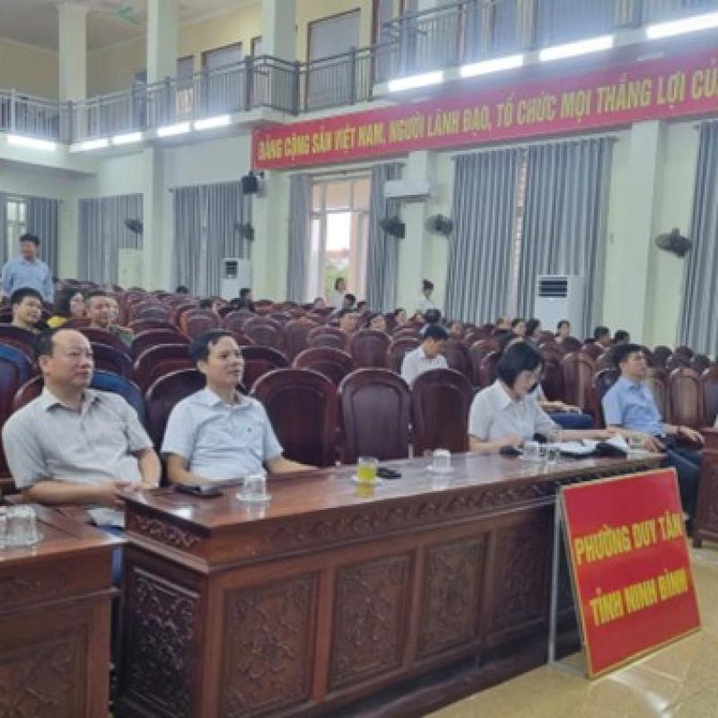 PHƯỜNG DUY TÂN THAM GIA HỘI NGHỊ TRỰC TUYẾN TOÀN QUỐC QUÁN TRIỆT NGHỊ QUYẾT SỐ 10 CỦA BỘ CHÍNH TRỊ VỀ PHÁT TRIỂN KINH TẾ CÓ VỐN ĐẦU TƯ NƯỚC NGOÀI