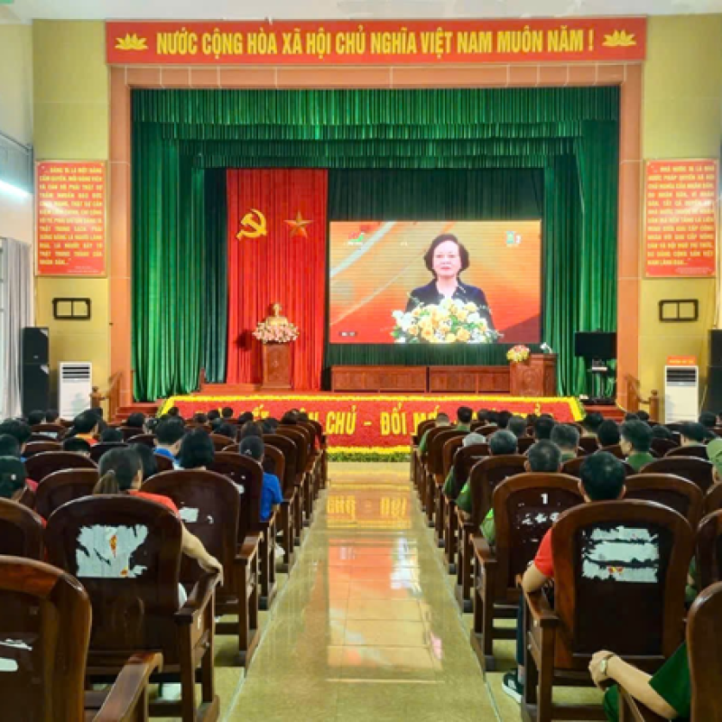 PHƯỜNG DUY TÂN THAM GIA LỄ MÍT TINH TRỰC TUYẾN TOÀN QUỐC HƯỞNG ỨNG THÁNG HÀNH ĐỘNG PHÒNG,  CHỐNG MA TÚY NĂM 2026