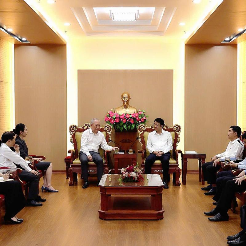 Đồng chí Chủ tịch UBND tỉnh tiếp, làm việc với Tập đoàn Xây dựng Thái Bình Dương
