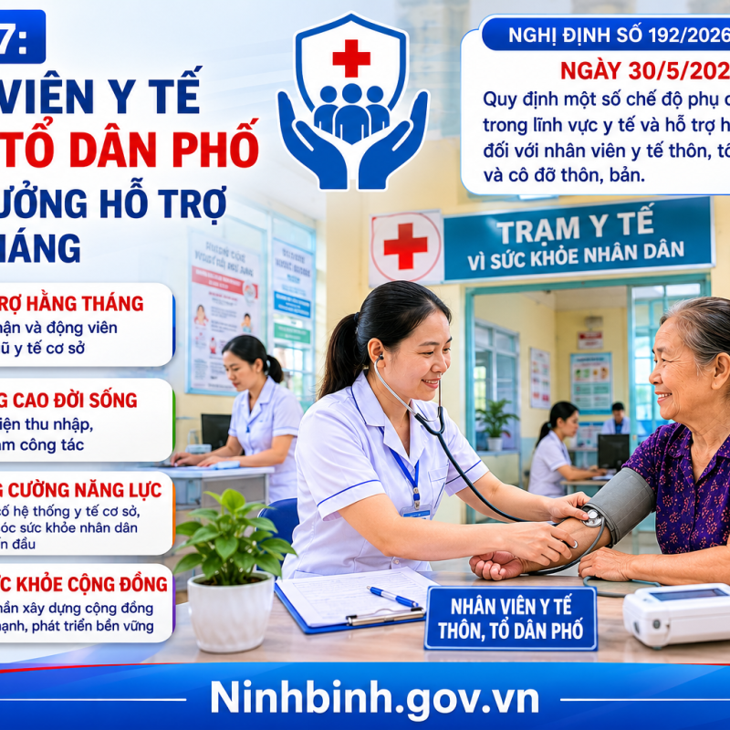 Từ 15/7: Nhân viên y tế thôn, tổ dân phố được hưởng hỗ trợ hằng tháng