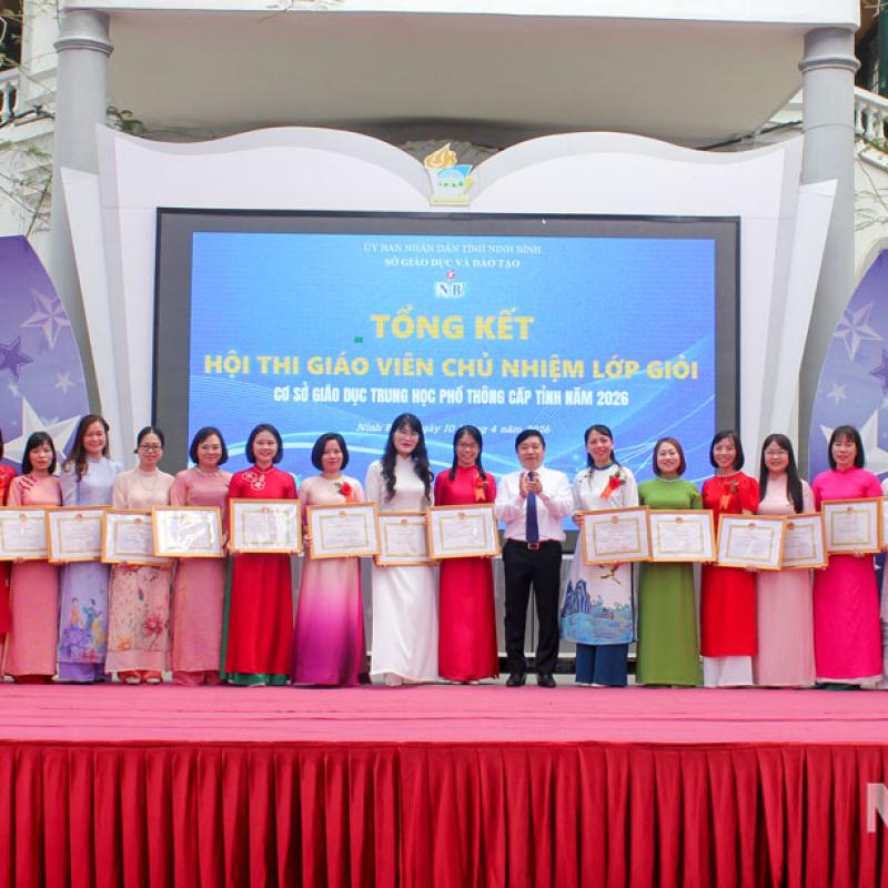 93 giáo viên đạt danh hiệu “Giáo viên chủ nhiệm lớp giỏi” cơ sở giáo dục THPT cấp tỉnh