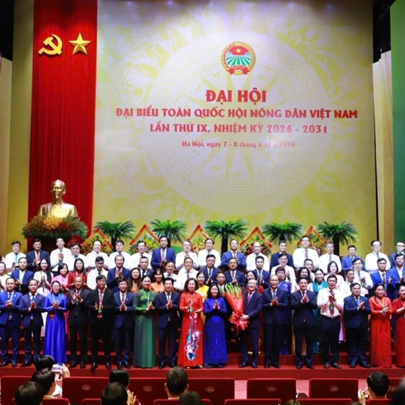 Đồng chí Lương Quốc Đoàn tái đắc cử Chủ tịch Trung ương Hội Nông dân Việt Nam khóa IX, nhiệm kỳ 2026-2031