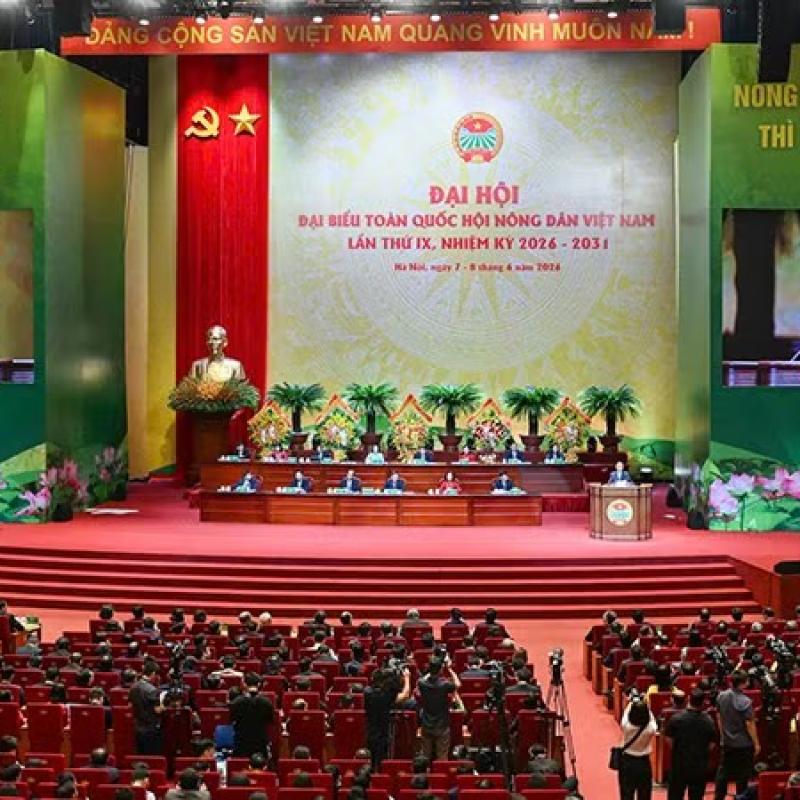 Khai mạc trọng thể Đại hội đại biểu toàn quốc Hội Nông dân Việt Nam lần thứ IX