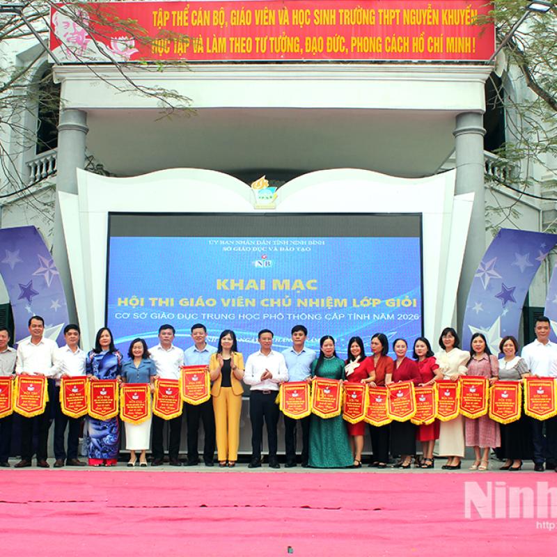 95 thí sinh tham gia Hội thi Giáo viên chủ nhiệm lớp giỏi cơ sở giáo dục THPT cấp tỉnh năm 2026